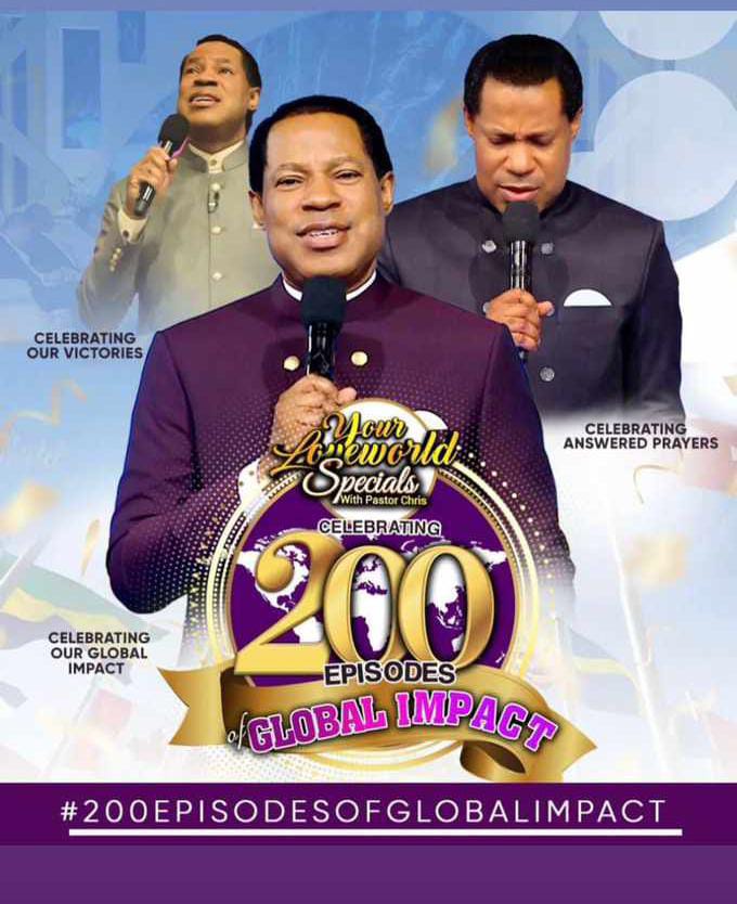 Congratulations to us here on LW Twitter. Some of us became activists since 2020.
The battles we fought here! 😀😀😀. 
ThankGod we were right all the time! 
From Covid, to masks, to vaccines, depopulation agenda....... 

Thank you Pastor Chris
#200Episodes
#YourLoveworldSpecials