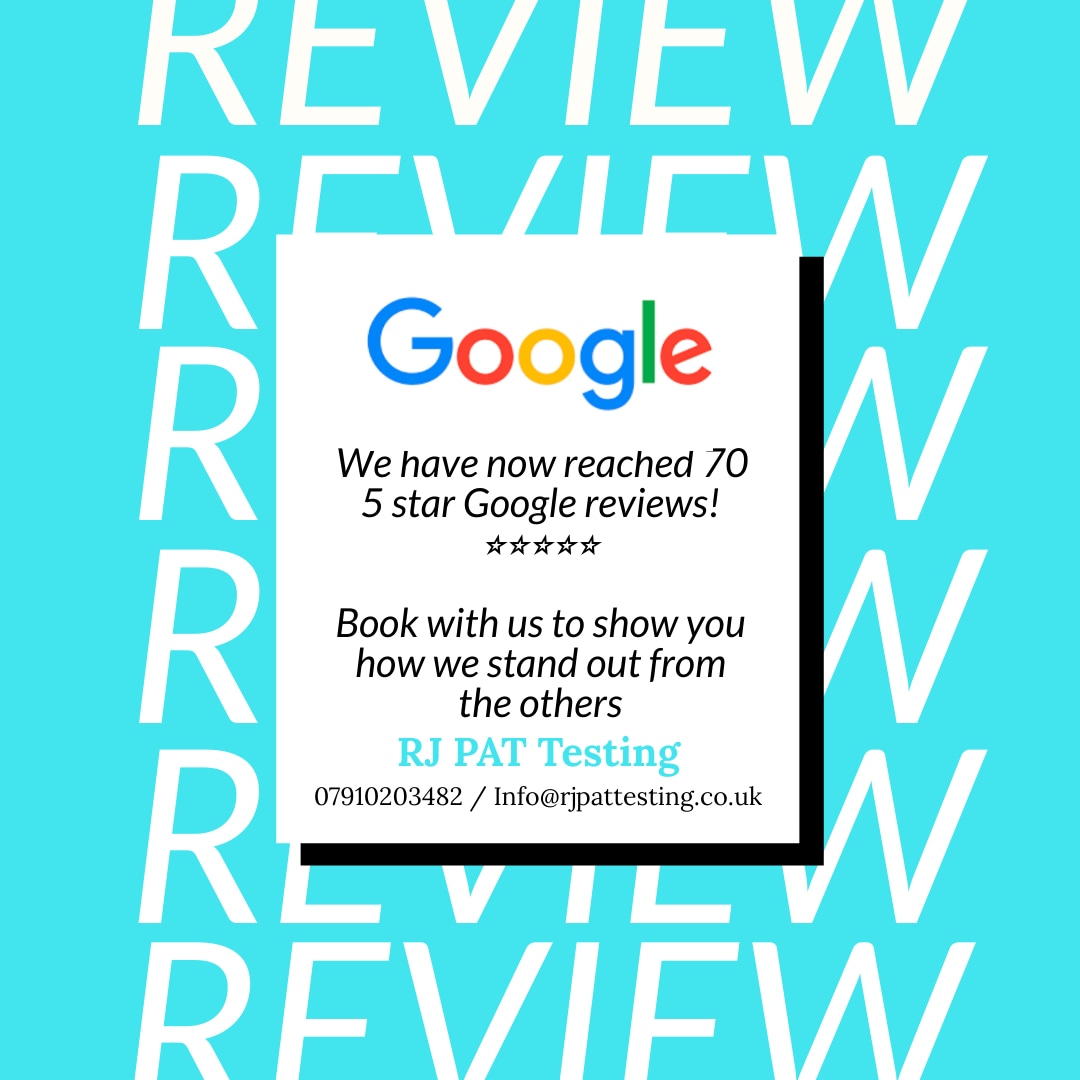 ⭐⭐⭐⭐⭐ 70 Google reviews!

#PATtesting #Compliance #Safety #Electrical #Electricaltesting #healthandsafety #ElectricalSafety #Audit #FireSafety #Accomodation #Coventry #Tamworth #Offices #OfficeManager #Midlands #Warwickshire #localbusiness #SmallBusiness #MHHSBD