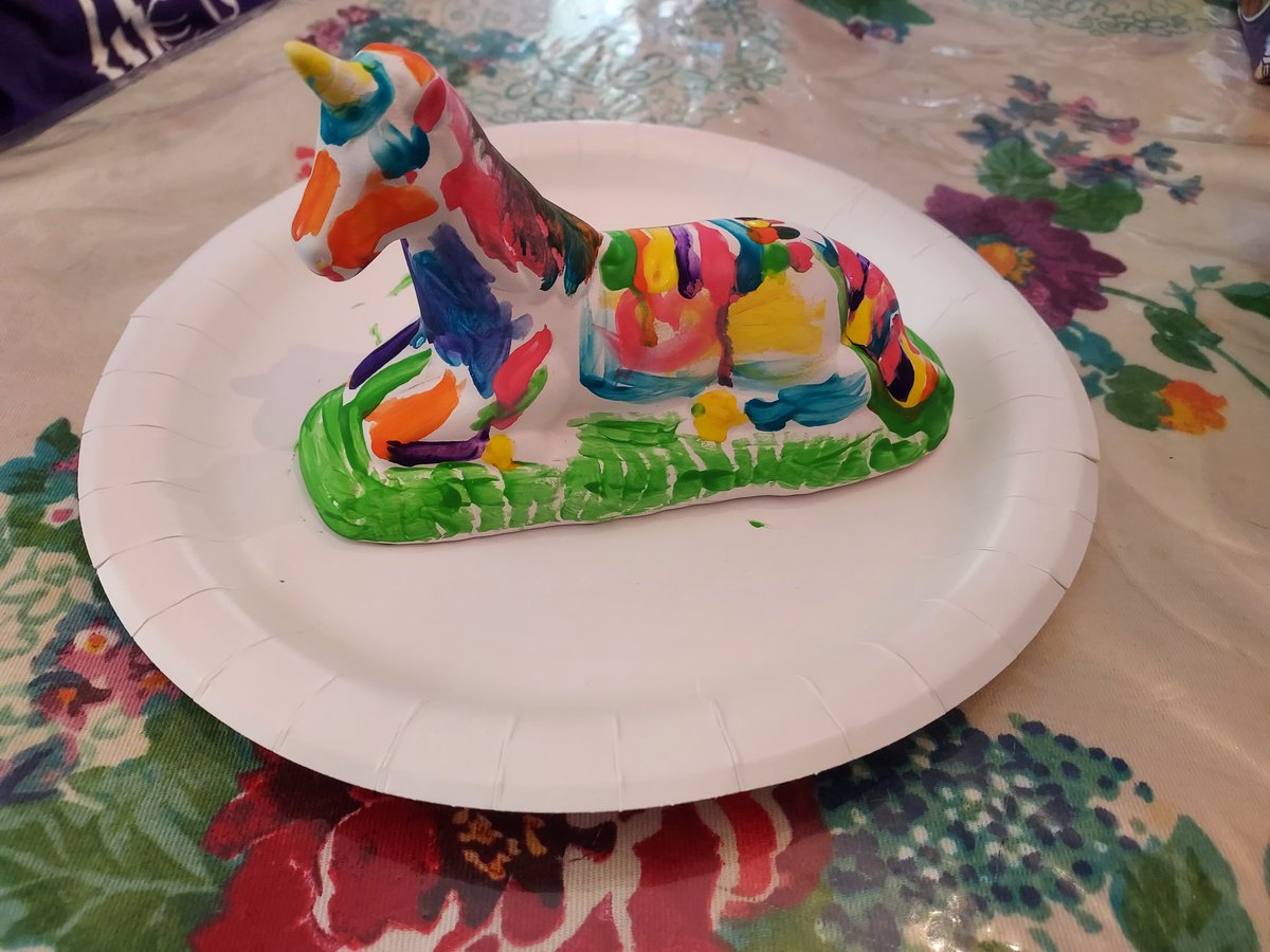 Ann Devon (@anndevon1) on Twitter photo Tried to edit my YA but became distracted. My daughter painted a unicorn statue that she had received for her birthday. Didn't she do a great job?!
#nopaintsnearthelaptop
#kids
<a href="/HorizonGroupUSA/">Horizon Group USA</a>
#painting
#Unicorn Tried to edit my YA but became distracted. My daughter painted a unicorn statue that she had received for her birthday. Didn't she do a great job?!
#nopaintsnearthelaptop
#kids
<a href="/HorizonGroupUSA/">Horizon Group USA</a>
#painting
#Unicorn