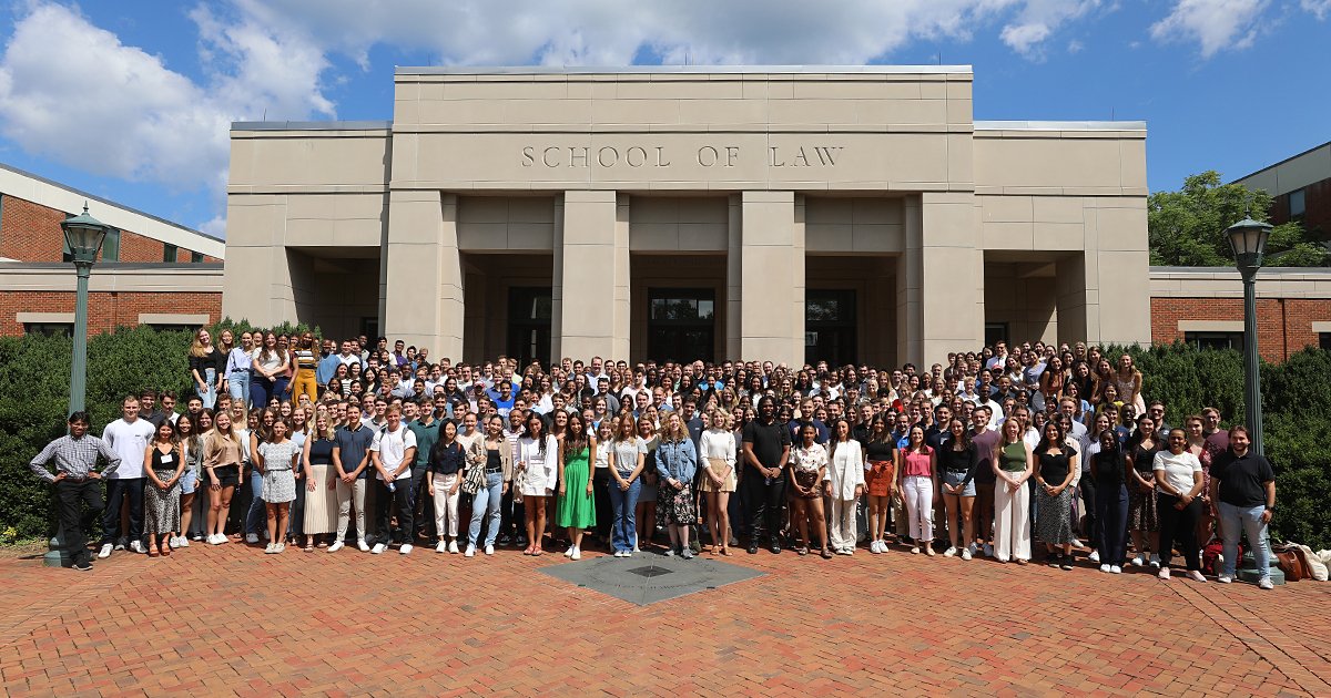Here they are — #UVALaw’s Class of 2026! Wahoowa!