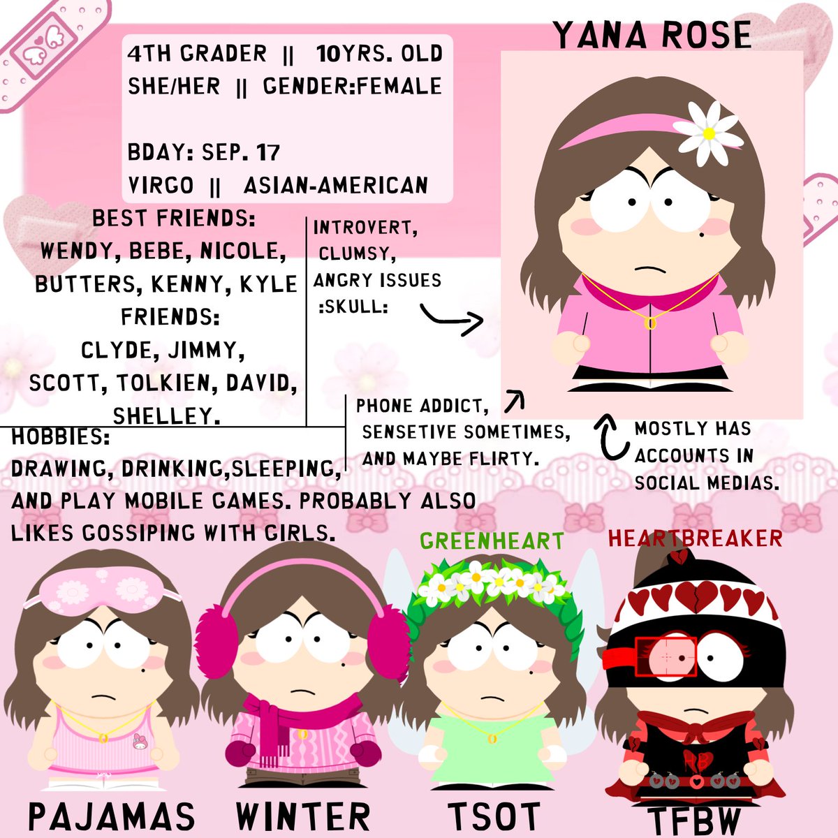CampSnacks's tweet photo. @totally_yana: September 17 is their birthday 10 years old currently sign in virgo they are asian-american mostly kind to people don't fuck with her she has anger issues yanmole she's clumsy and a introvert her friend is Val while her bully is Fadi may be sensitive https://t.co/WDJZAb4L3D