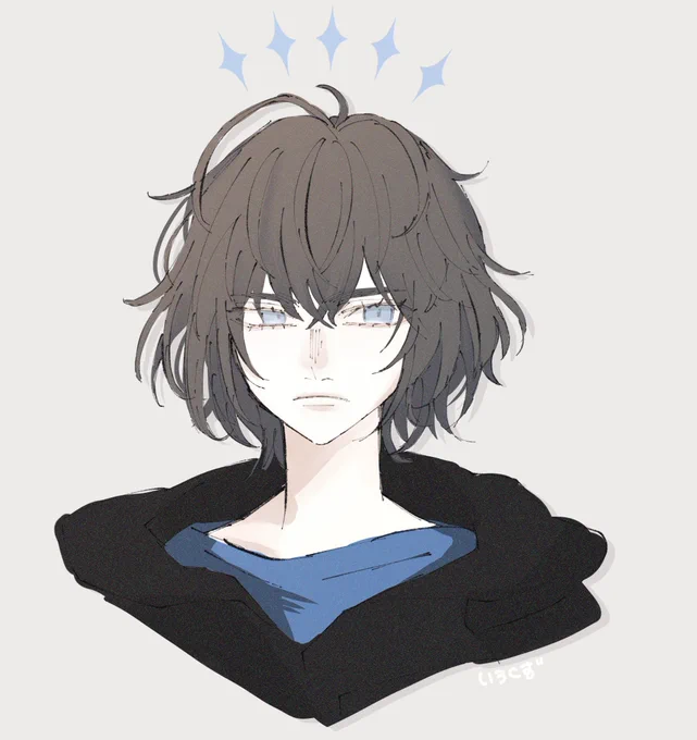 フードとったオベロンさんの髪型がウルフカットみたいで可愛い件について 