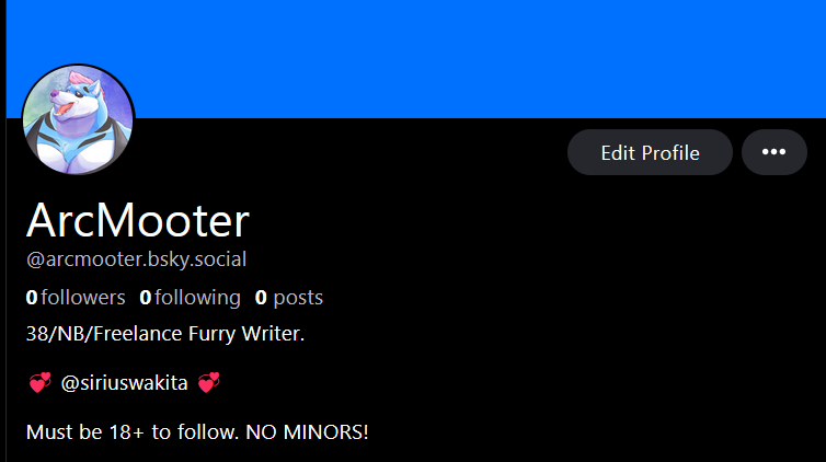 ArcMooter's tweet photo. I'm now on BS, so for those who wish to follow me there as well, plz do, ^^

https://t.co/27pi9D42h2

Still gonna be on here and Mastodon. Just another place to find me https://t.co/AnV0sev28U