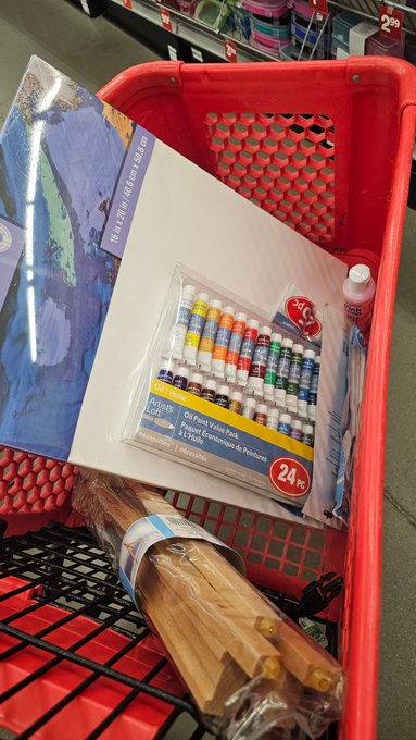 I think I'm prepared! Drop your favorite Bob Ross tutorial for me to follow along tonight! https://t<a href="/tag/cyberpunk2077"class="tags"><span>#cyberpunk2077</span></a>
