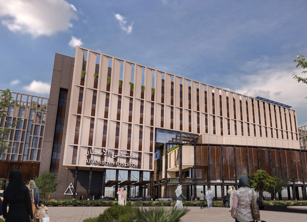 MED_Projects's tweet photo. التصاميم النهائية لمشروع #مستشفى_الأنصار بالمدينة المنورة والواقع شرق المسجد النبوي

حيث يُعد أول مشروع من نوعه تنفذه وزارة الصحة بالشراكة مع القطاع الخاص على مستوى القطاع الصحي بالمملكة (B.O.T) على مساحة 13,300 م² https://t.co/TdQieFFaHB