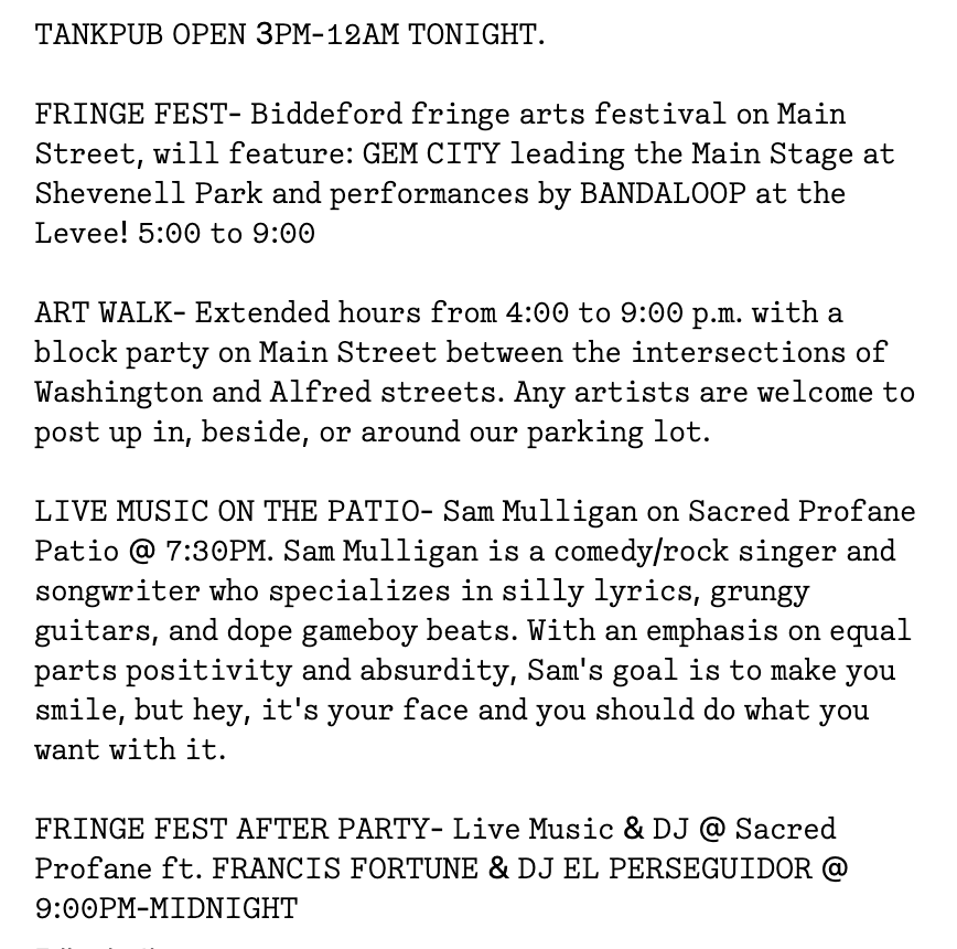 Sacred Profane Brewery and Tankpub (@sacredprofanetp) on Twitter photo π΅ππΈπ½πΆπ΄ π΅π΄ππ, π°ππ ππ°π»πΊ, π»πΈπ
π΄ πΌπππΈπ² πΎπ½ ππ·π΄ πΏπ°ππΈπΎ, π΅ππΈπ½πΆπ΄ π΅π΄ππ π°π΅ππ΄π πΏπ°πππ #π πππππππππππππππ
#ππππππππππ πππππππππ π΅ππΈπ½πΆπ΄ π΅π΄ππ, π°ππ ππ°π»πΊ, π»πΈπ
π΄ πΌπππΈπ² πΎπ½ ππ·π΄ πΏπ°ππΈπΎ, π΅ππΈπ½πΆπ΄ π΅π΄ππ π°π΅ππ΄π πΏπ°πππ #π πππππππππππππππ
#ππππππππππ πππππππππ