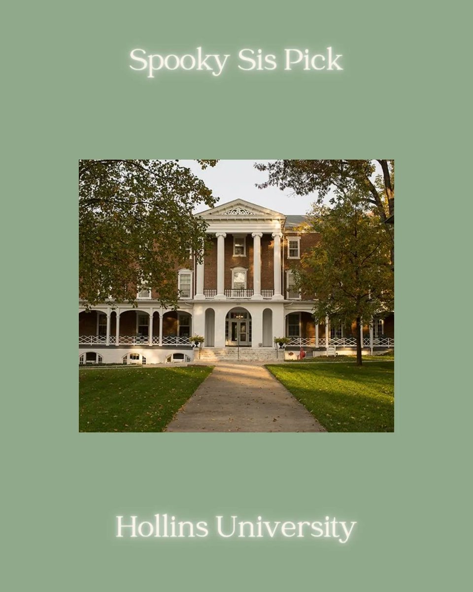 spookysistrhood's tweet photo. I almost called this "HU's Haunted", like "who's haunted?", bc ya know your girl loves a pun, but I'll save that one for later- this topic is gonna get a bigger post!
Now, head to #discord & tell us about YOUR #hauntedcollege!
#spookysisterhood #hollins #paranormalpals (1/2) https://t.co/ydC15Dmnrc