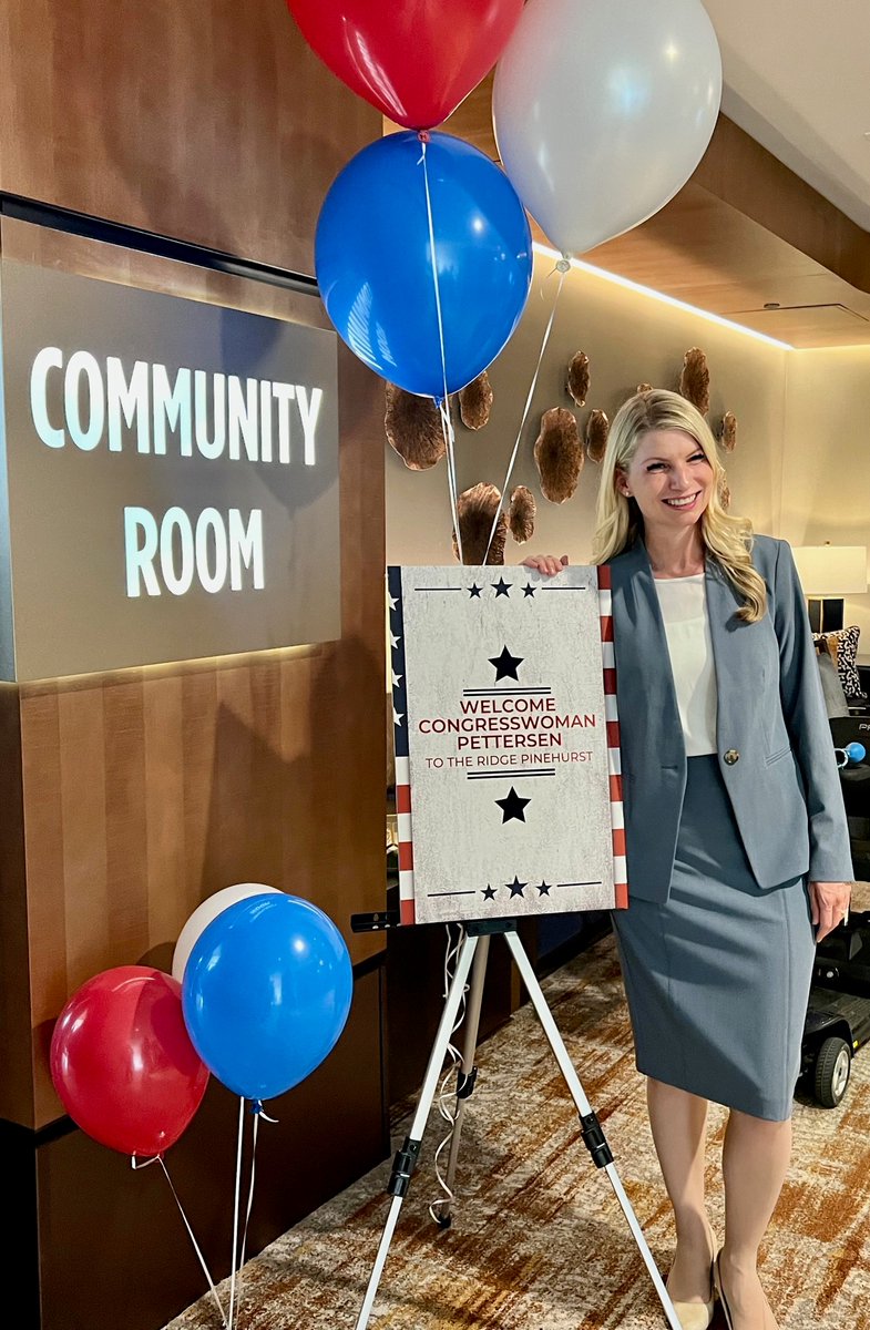 deborahslively's tweet photo. Thank you Rep. Pettersen for being a part of the unveiling of the Veteran’s Wall of Honor at The Ridge Pinehurst. The community was honored and having you there truly made the day special for all the residents. They were all grateful to meet you! @LeadingAgeCO https://t.co/474llnBbXk