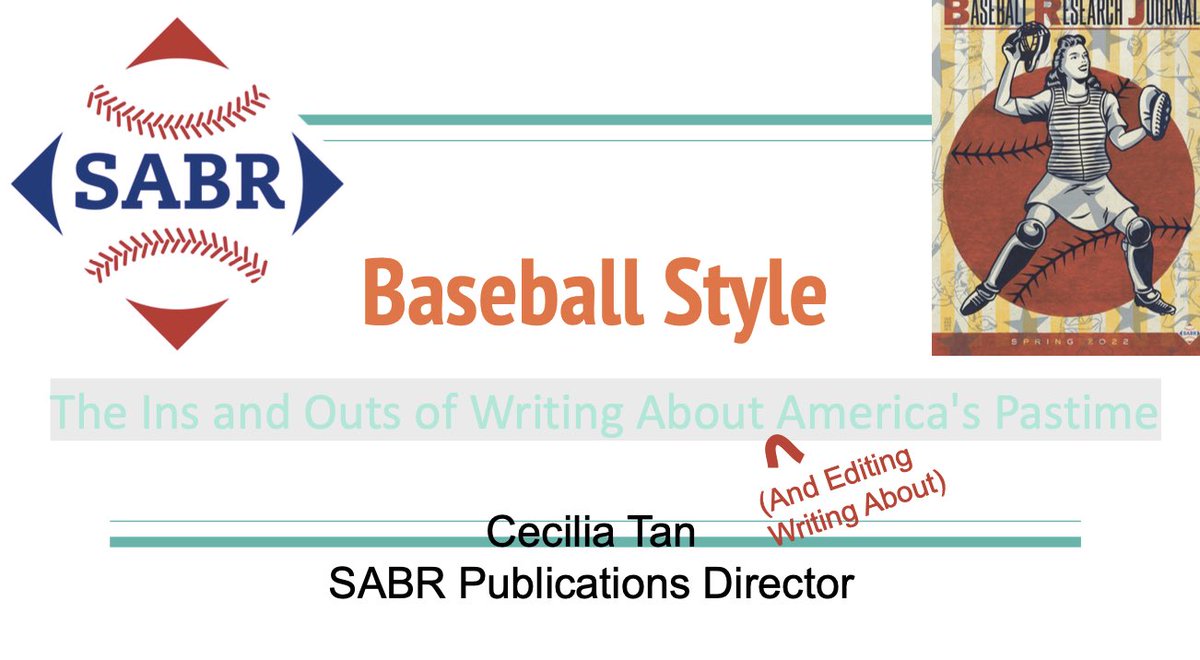 I utterly forgot to get a photo of myself giving my baseball style workshop at #efacon2023 but it went nicely and I even met someone who just started editing for the @SABRbioproject !