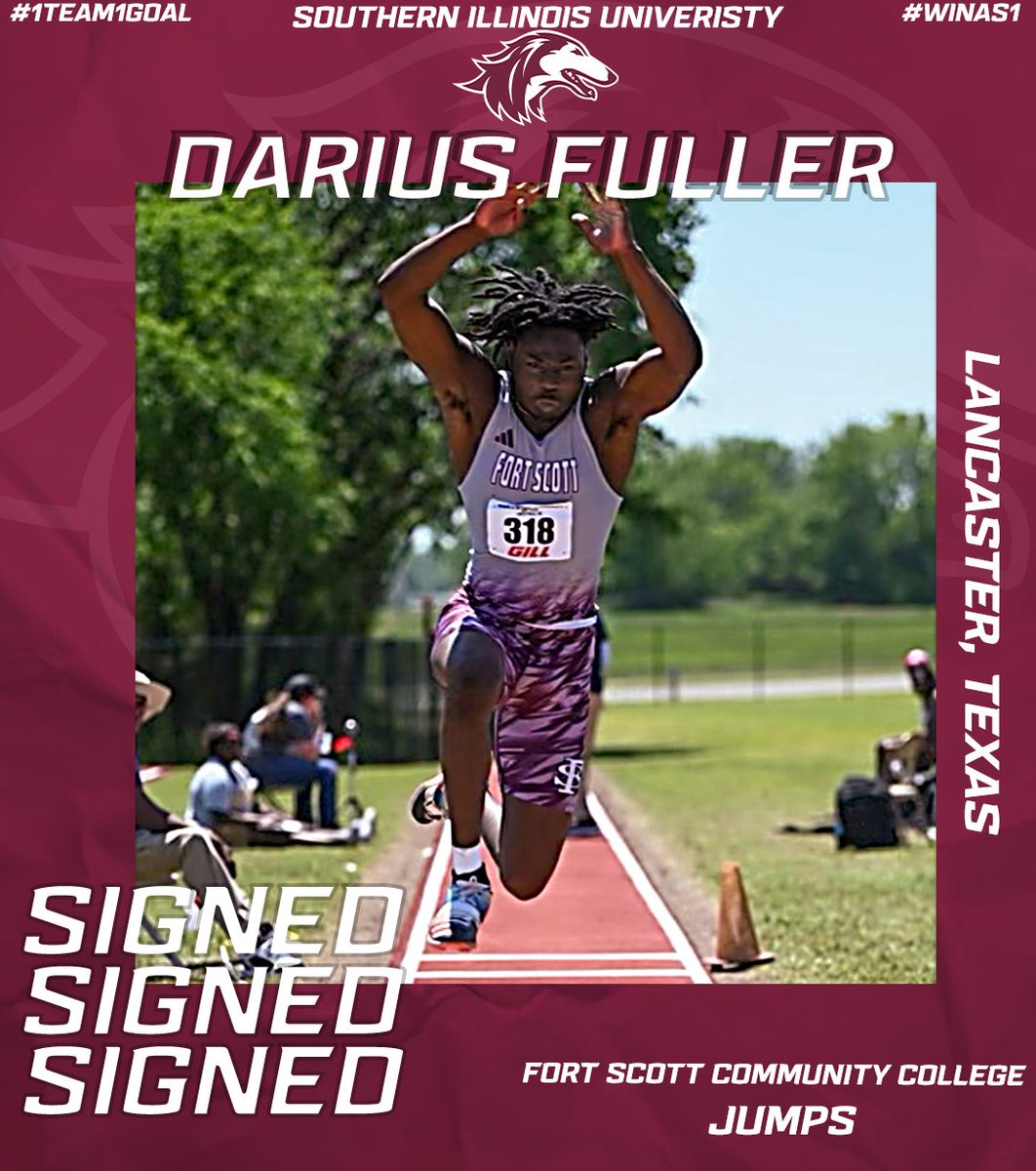 𝐒𝐈𝐆𝐍𝐄𝐃: Darius Fuller is going to be a Saluki!!🖊️ 

#1Team1Goal | #Salukis