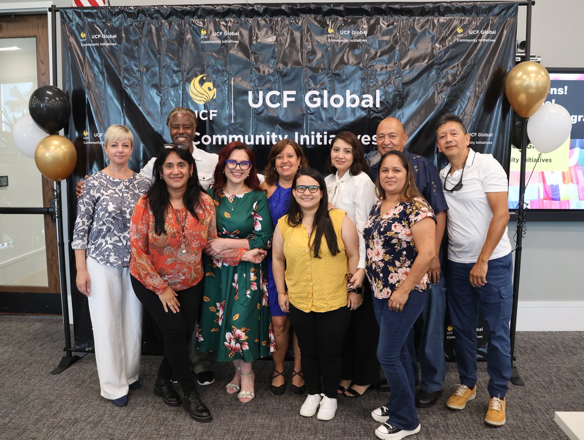 ucfglobal's tweet image. Please join us in congratulating our Community English Program Summer session graduates. Over 200 students and their family members were in attendance celebrating this accomplishment. #UCFGlobal #CommunityInitiatives #EnglishLearners #UCF #UCFDowntown