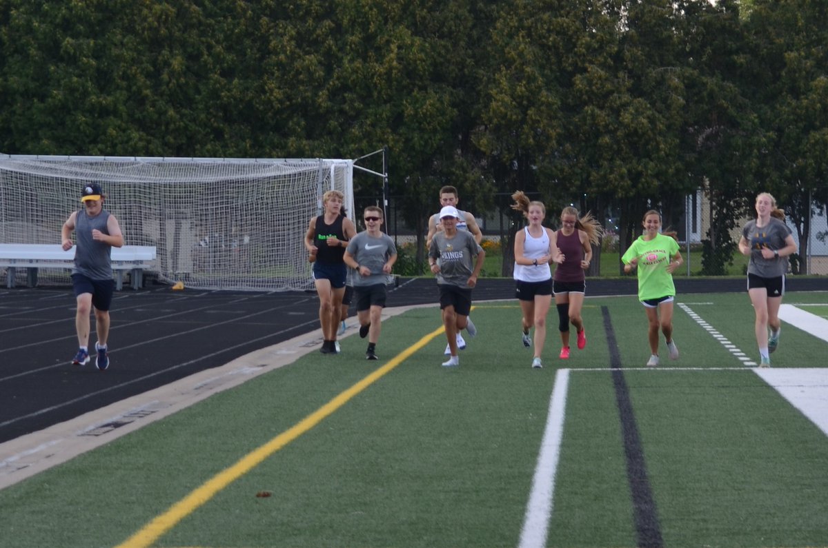 TGCrossCountry's tweet photo. Annual alumni night and two mile time trial.  Let's get this season going!  @TotinoGrace https://t.co/hHIM8YrG9V