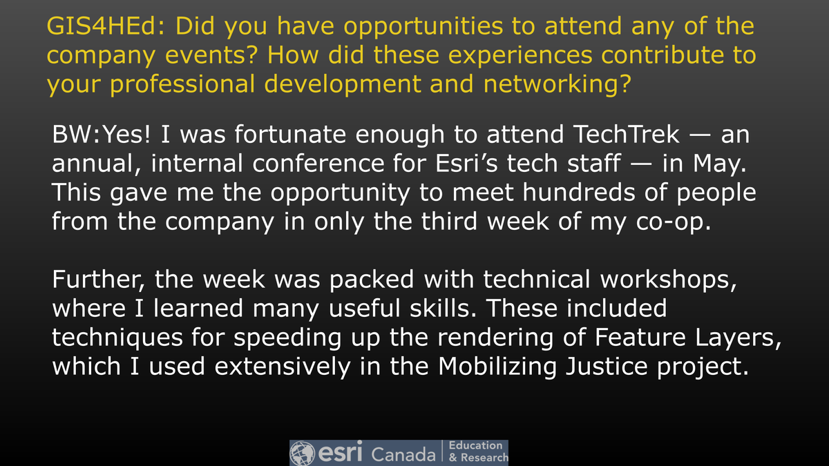 GIS4HEd's tweet image. 5⃣ #TechTrek #Networking #TechnicalWorkshops