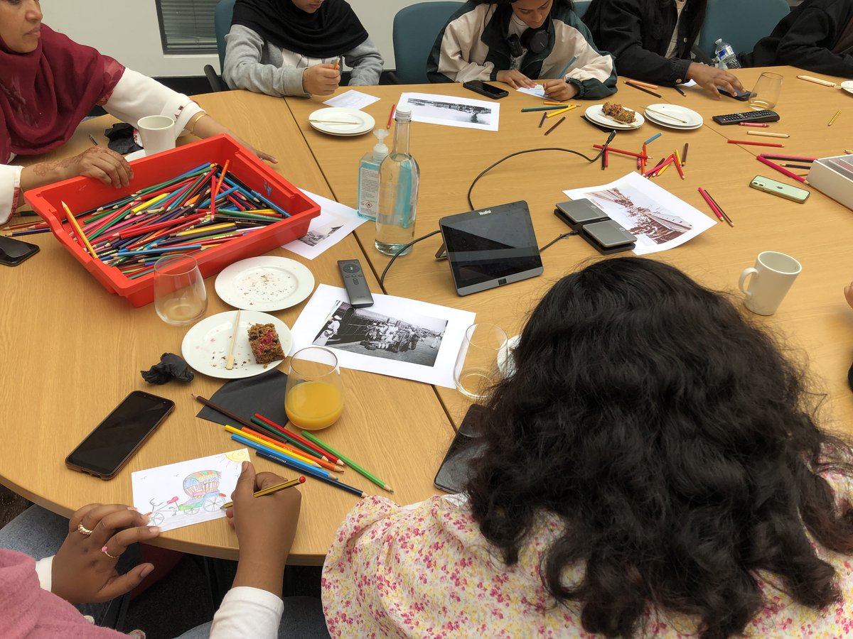anannamcr's tweet photo. And finally, a brilliant way of ending #SAHM with a workshop and tour with @sim_manchester where we explored travelling and stories. A special thanks to @SibiaAkhtar for facilitating this workshop! (3) https://t.co/MX55CpCTIq