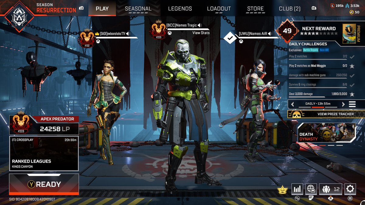 NamesTragic's tweet image. FIRST TIME HITTING PRED!!! Thank you for all of the motivation and inspiration to @ForgetDatTV and @VividKaiz and to my amazing community!!!! @PlayApex