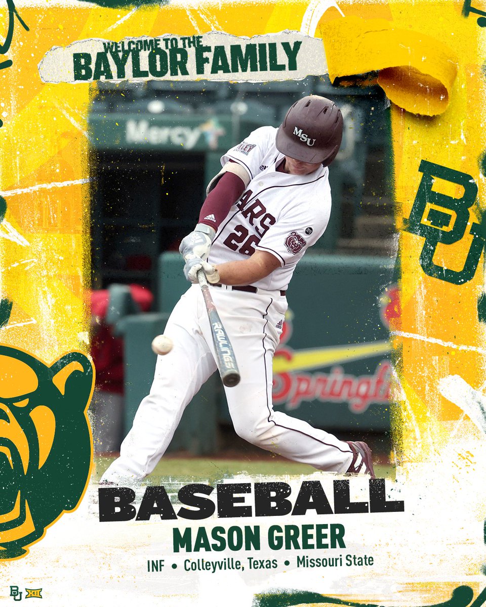 BaylorBaseball's tweet photo. Bringing in some experienced vets 🔰

Welcome to the squad, @kadefletcher21 &amp; @mgreer_5! 

🔗: https://t.co/fQX2avq2gs

#SicEm 🐻⚾️ | #Together https://t.co/zwKJ643qJh
