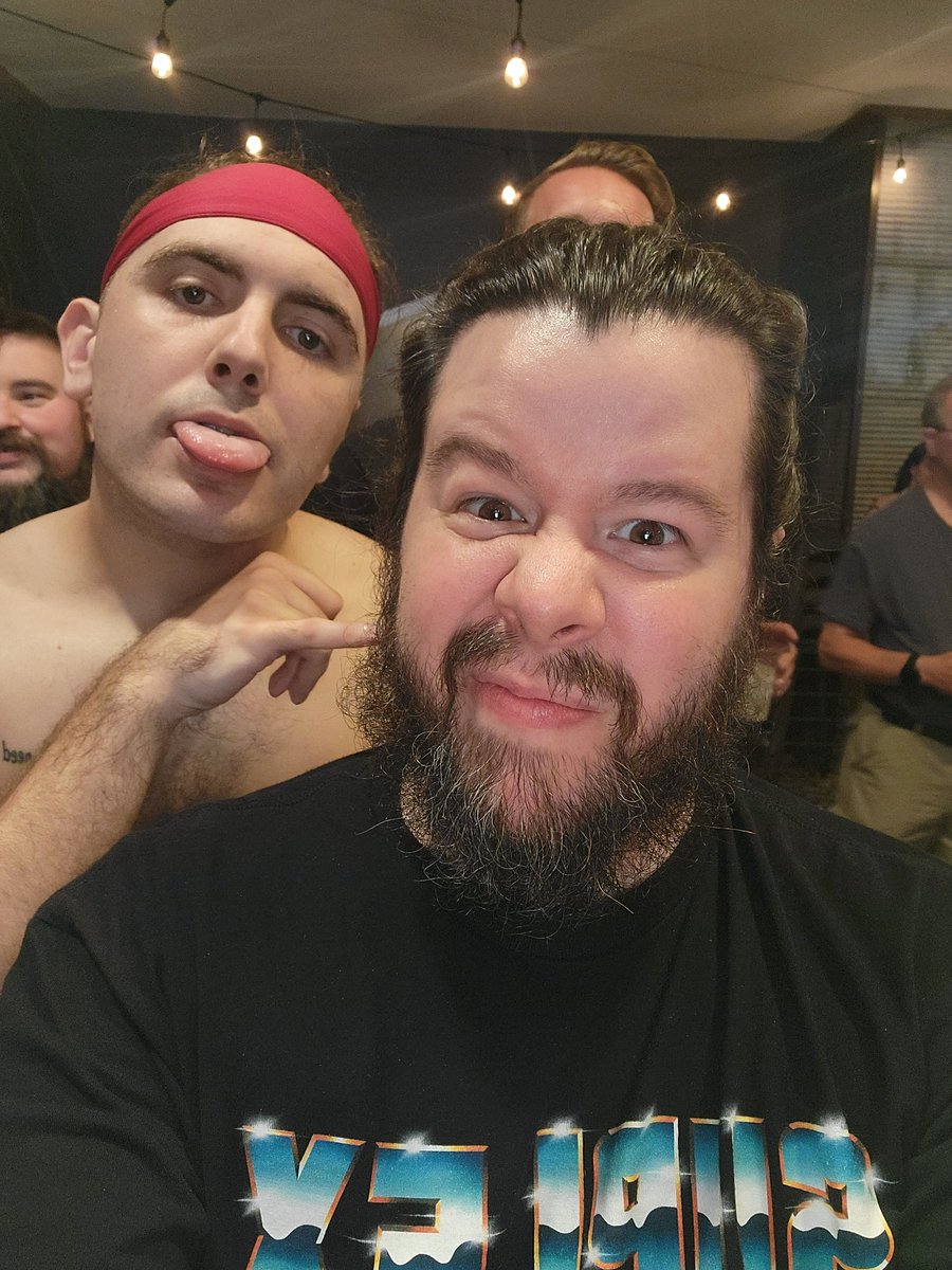 ABlackwellJr's tweet photo. Sorry I missed my cue lol. This kid works so damn hard @JuniUnderwoodFS 100 matches in. @pilgerruhbrews #speedballfes2 https://t.co/lV8kNdZdfF