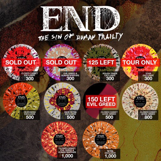 The Sin of Human Frailty out 10/27 on <a href="/closedcasketact/">Closed Casket</a> 

Remaining vinyl available at:
yourfuckingend.com