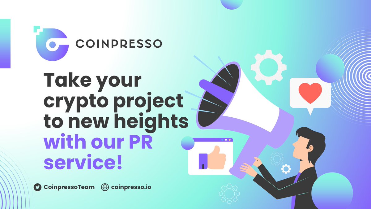 CoinpressoTeam's tweet photo. Ready to make a splash in the exciting world of #crypto? 🌊

Our PR Distribution service is your secret weapon to effectively share your latest milestones and collaborations. With a strategic and targeted approach, we'll ensure that your message reaches the right audience, making waves in the industry. 📣

Learn more: 
https://t.co/ddnCmIxlrN

#CryptoMarketing