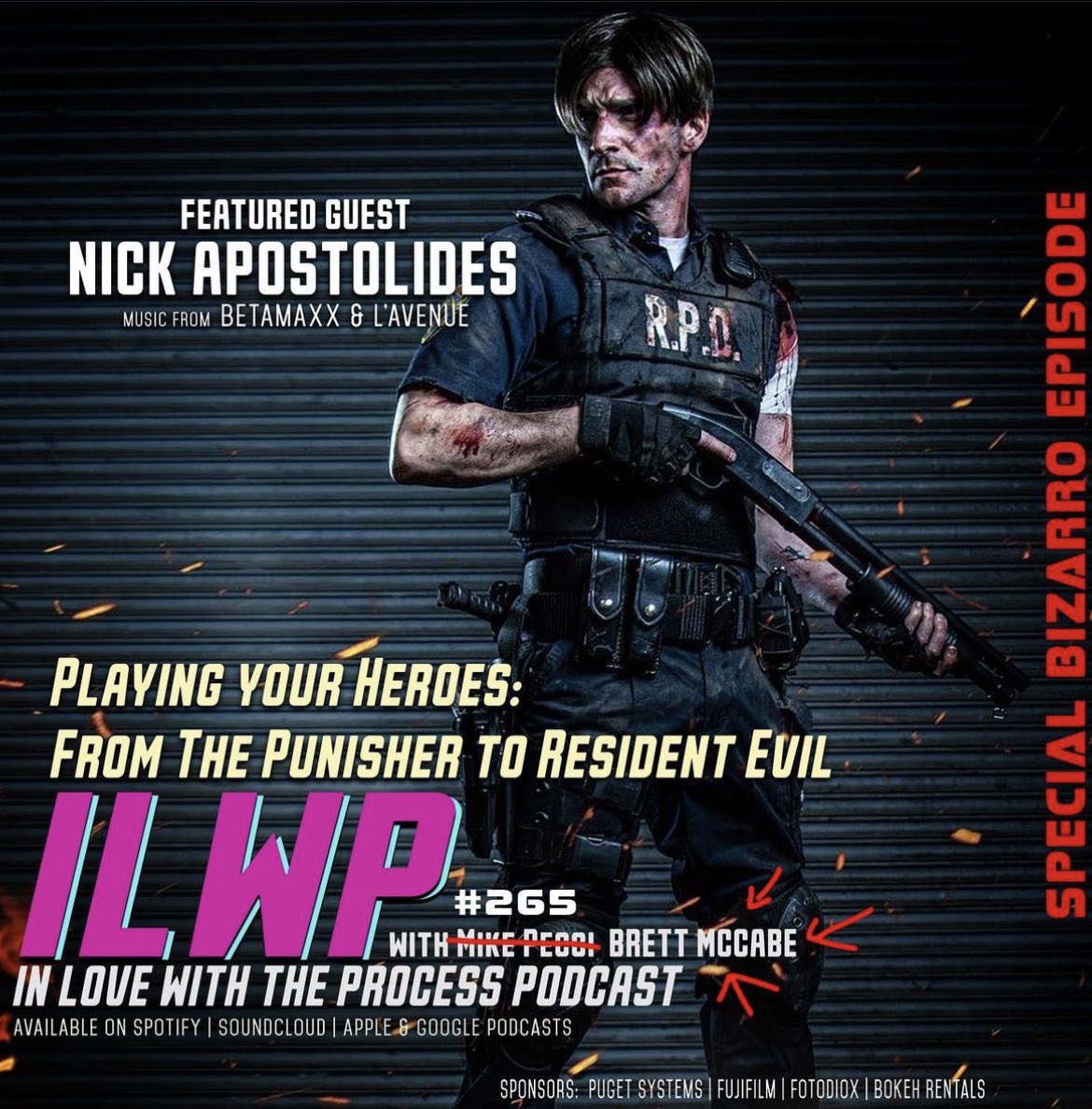 Got to sit for another episode of IN LOVE WITH THE PROCESS w my good buddy and talented film maker @MikePecci & Brett McCabe~ we talk #mocap #punisher #frankcastle #tdcbd #residentevil and have a buncha laughs ~ LINK BELOW! inlovewiththeprocess.com