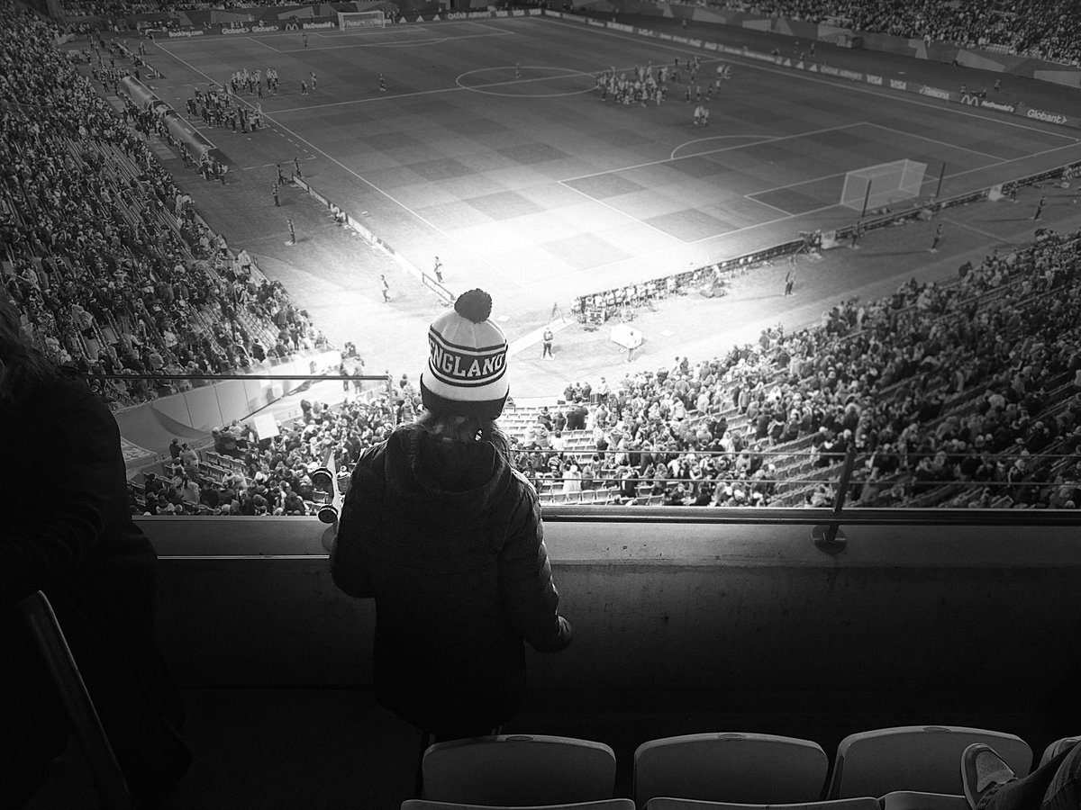 jomershy's tweet photo. Can my daughter really experience and witness England winning the World Cup tomorrow?  #FIFAWorldCup #womensfootball #Lionesses #WomensWorldCupFinal #ENG https://t.co/KUFL4WF5s4