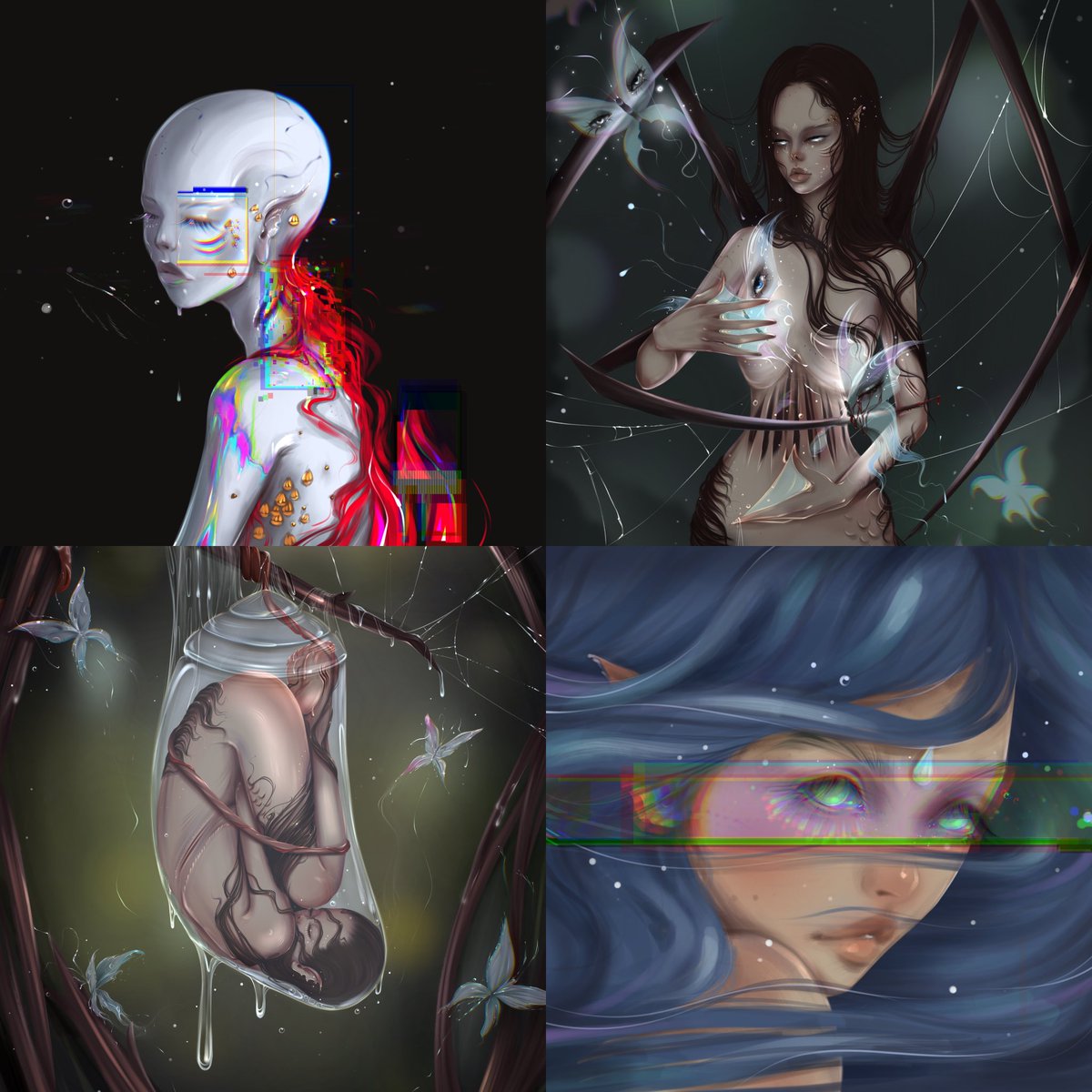 I'm just a small artist (for now) trying to fight for attention for my art and trying to stay afloat in the NFT world! I would appreciate your support by sharing my available paintings ♥️ Much love!