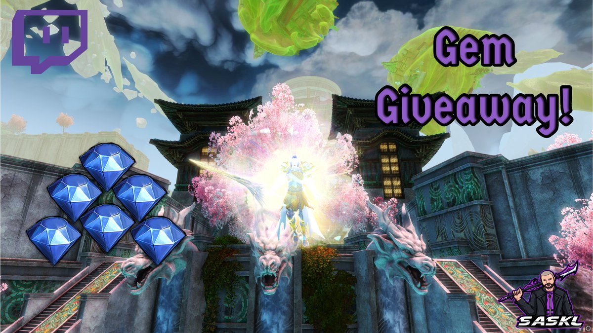 Saskl_TV's tweet photo. Ill be doing a gem giveaway on my channel on the 22nd for the launch of the new expansion, all you have to do is be there for your chance to win some in games Gems! hope to see you all there. https://t.co/dBFY2cwgbT 

@guildwars #GuildWars2 #livestream #Giveaway #givingback https://t.co/F2meFGp6FC