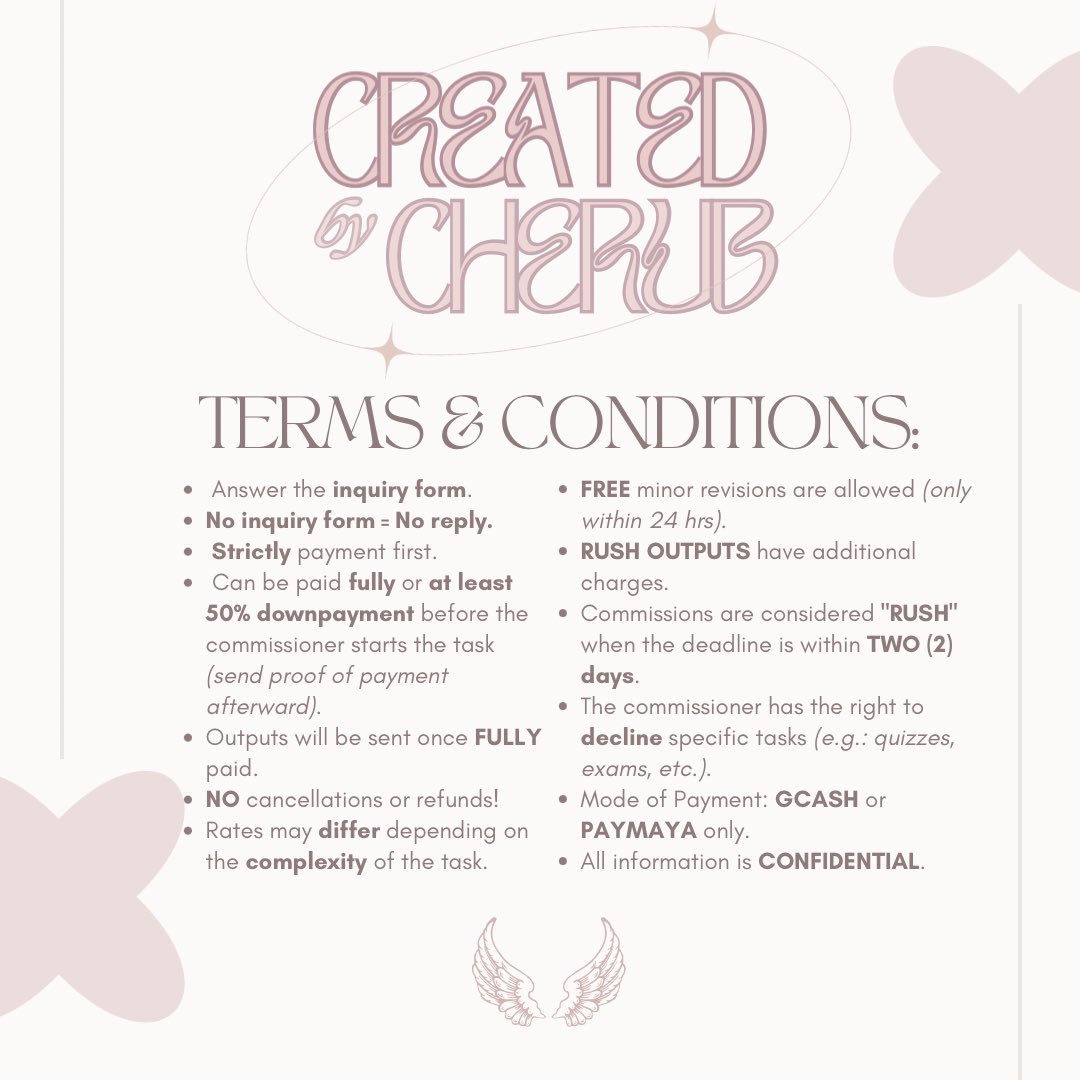 cherub ✿ OPEN FOR COMMS! tweet media