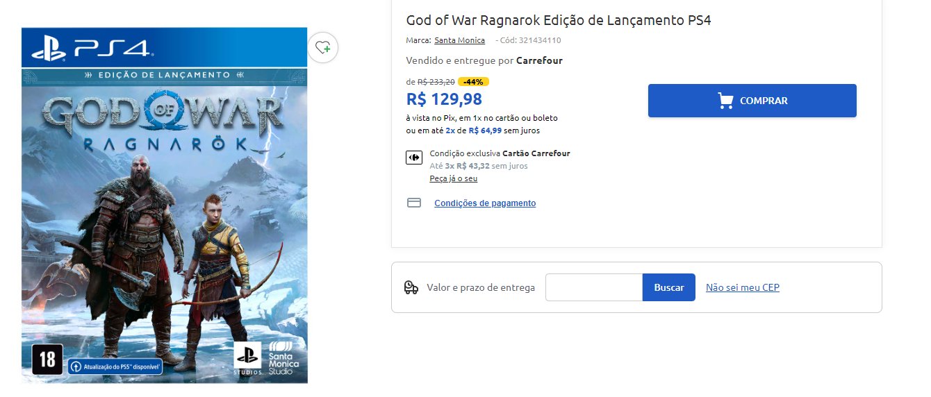 MeuPlayStation on X: A Edição de lançamento de God of War Ragnarok vem com  conteúdos extras! Vem reservar o seu: PlayStation 4 -->   PlayStation 5 -->    / X