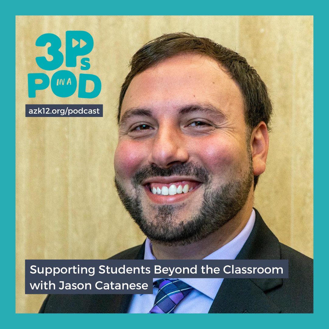 We've launched a new season of #3PsinaPod! In our first episode of our 14th season, we talk with Jason Catanese of @isaacschools about how he works to support students beyond his classroom through Camp Catanese. Listen at azk12.org/podcast or on your favorite podcast app!