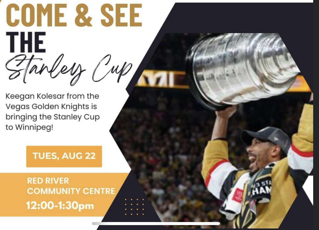 Stanley Cup is coming to town!