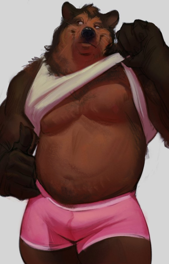 ArtByMarshy's tweet photo. Bear I drew somewhere last year >:]. He's really cute. https://t.co/IR8bghWiWH