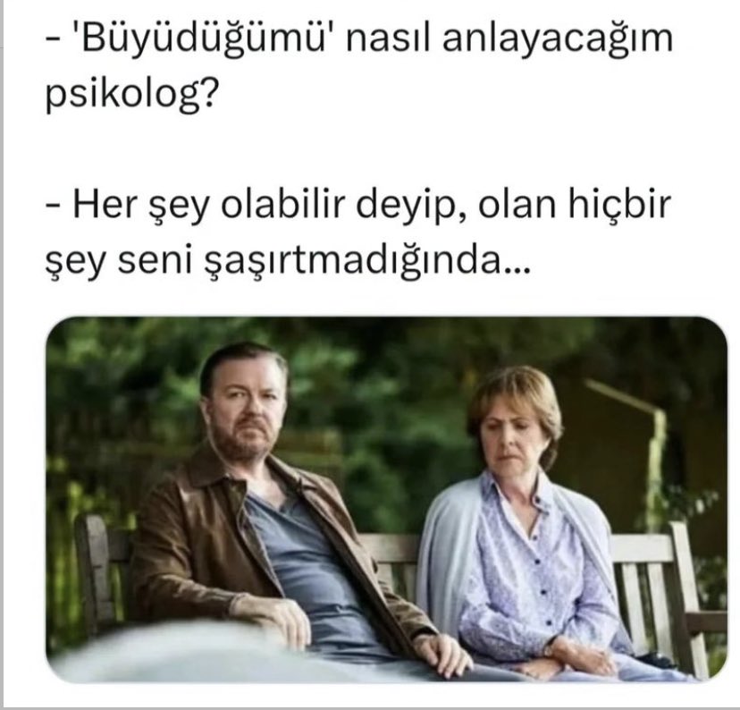 Artık büyüdük galiba 😎
