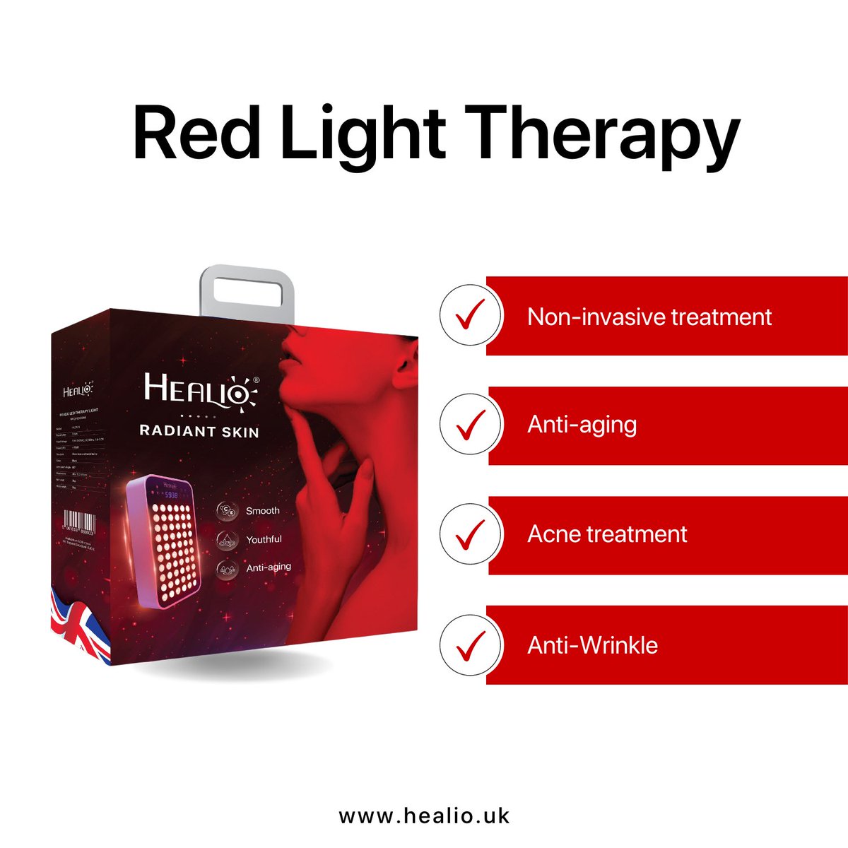 Healio_uk's tweet photo. Radiant Skin with Healio Red light therapy
#healio #healiouk #lighttherapy #redlighttherapy #redlighttherapymanufacturer #radiantskin #ledtherapymanufacturer #bodyrejuvenation #healioredlighttherapy https://t.co/oYVqoGwb12