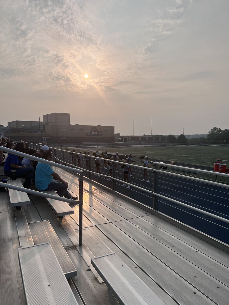 New school. New colors. Still our favorite coach. So glad football is back! 💙💛🏈 @CoachMack2017 #WeAreLemont