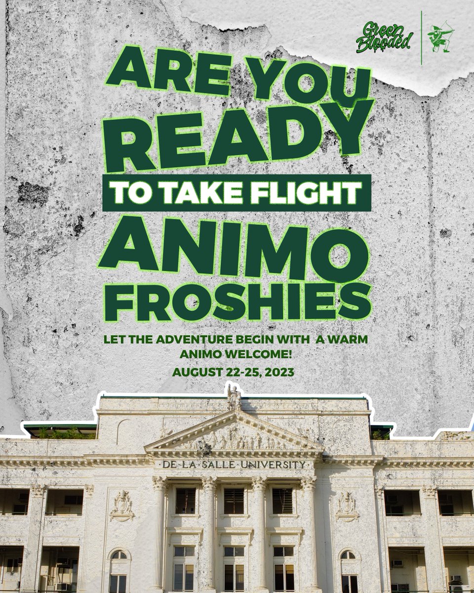 greenbloodedts's tweet photo. Embarking on a journey of knowledge and growth with the vibrant and eager minds of De La Salle University College of Liberal Arts Freshmen! π
#CLAFroshies #LPEP2k23 #AnimoLaSalle #GreenBlooded https://t.co/sZ4bdmB89k