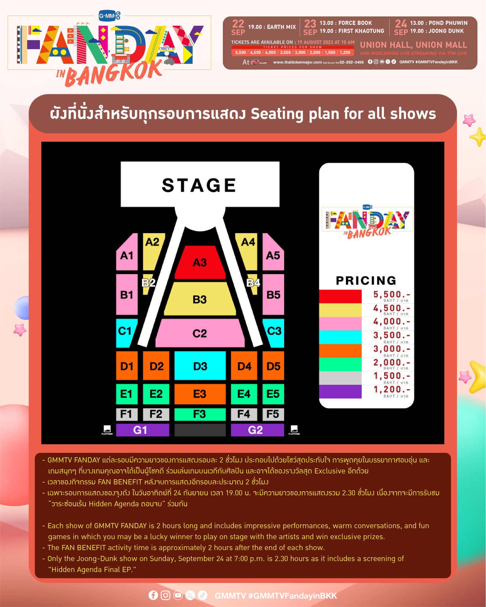 gmm fanday サイン入りポスターearthmix