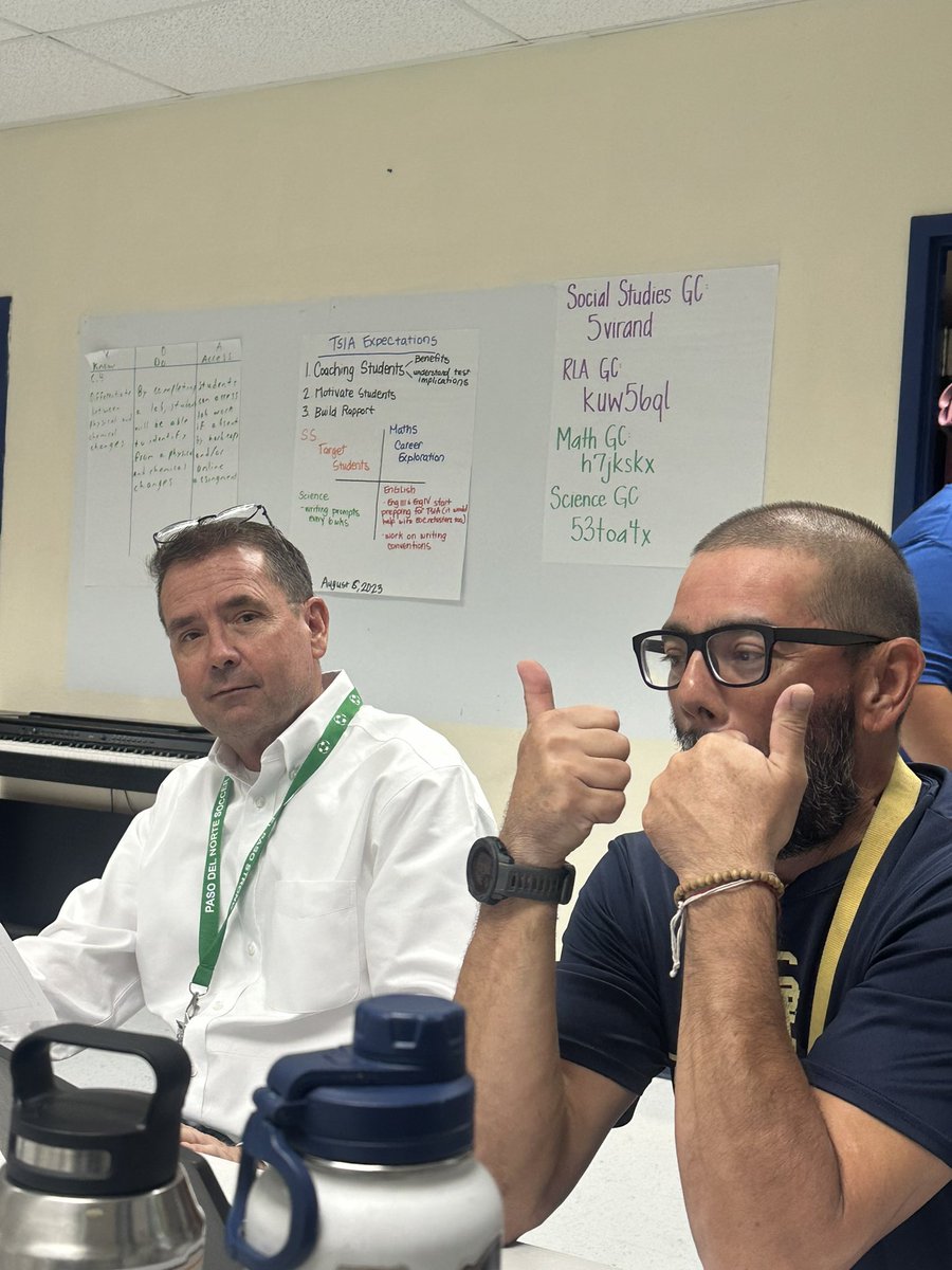 RogelioSegovi13's tweet photo. Witnessed PLCs in action at SEHS! 😎 Outstanding planning and instructional discussions that truly impressed‼️ Well done! 👏🏼 #SEHS @SanElizarioISD #ProfessionalLearningCommunities #SEISDPeoplePassionPurpose 💛🦅💙 https://t.co/2gxJVKVPBg