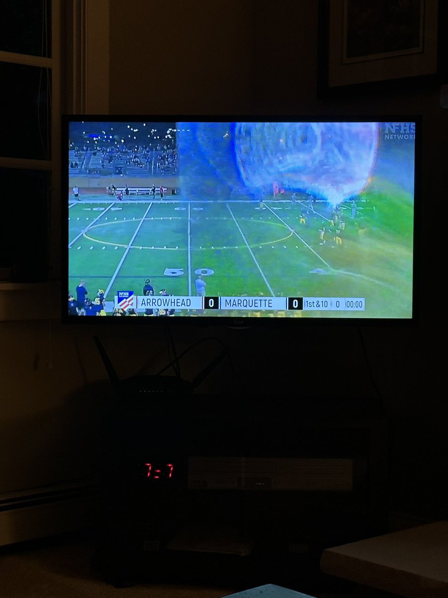 idubya's tweet photo. @MUHS_Toppers the video camera on NFHS Network feed needs some work on the right side of the field. https://t.co/s9hAoTzqS8