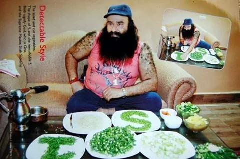 Kaur_Inaayat's tweet photo. Vegetarian person stays more healthy than non-vegetarian. Saint MSG Insan himself is an example. He inspires everyone to #GoVegetarian because it makes a person fit and helps save animals who are killed for human's taste. https://t.co/RoxKBvcJYS