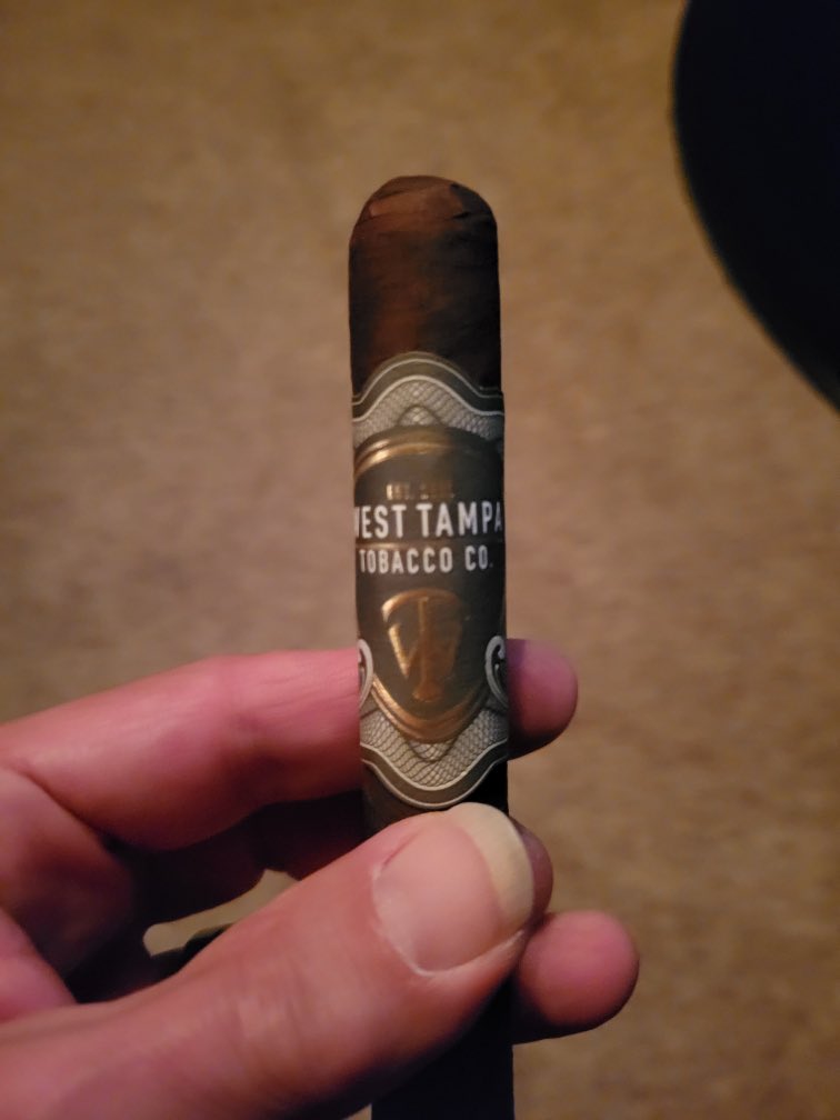TheCigarMatch's tweet photo. Bruno is enjoying Friday night with a @westtampatobacco Black Label. #cigarlife https://t.co/tjX665vRFD