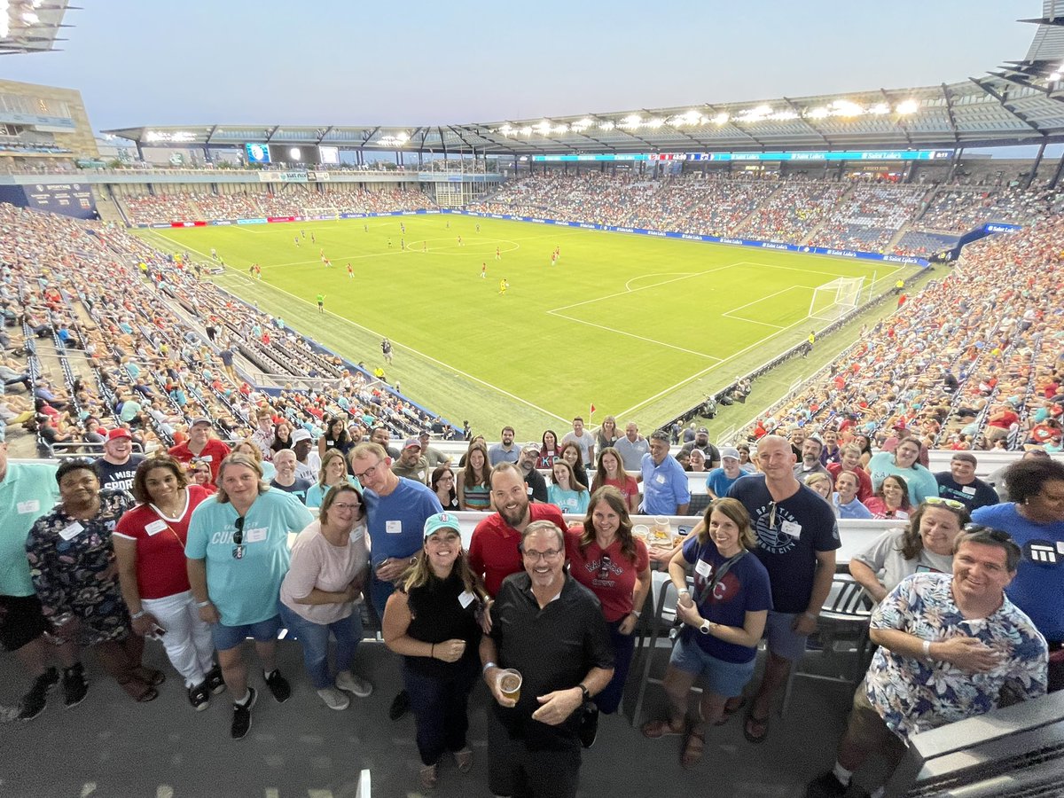 TREKKDesign's tweet photo. Proud to be a part of the largest crowd in attendance @thekccurrent game tonight! #KCbaby #oneTREKK #ImprovingLivesandCrowds https://t.co/ueKBnoR5tg