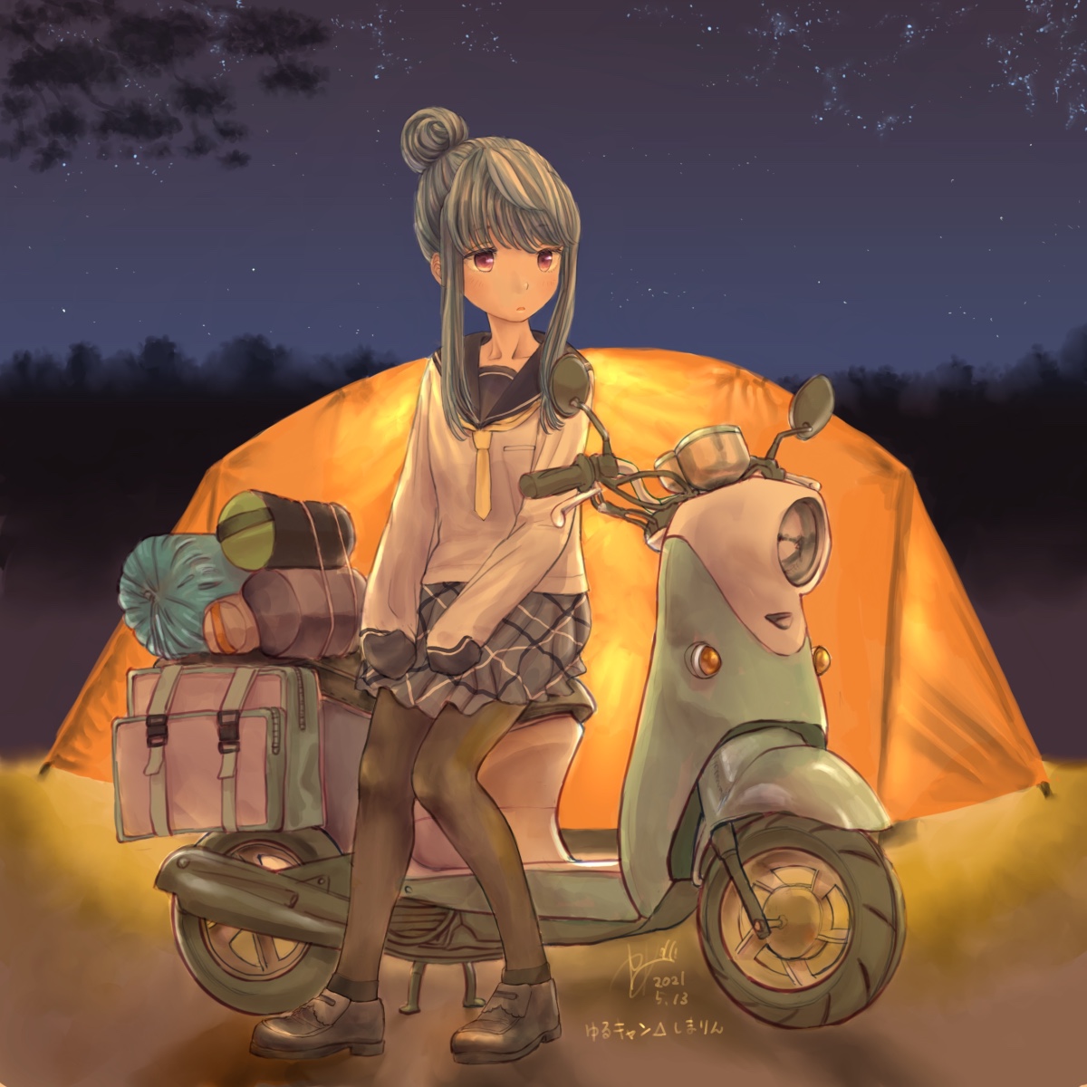 Kameiolli's tweet photo. #バイクの日 
過去絵ですが…💦お気に入りです https://t.co/JH9mbMygPG