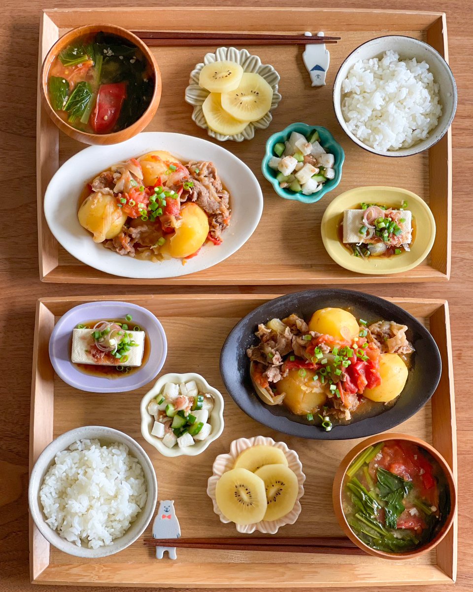 israbonita_'s tweet photo. 肉じゃがにトマトを入れると天才的に美味しくなる…後でレシピ載せます https://t.co/usp4BLWnMM