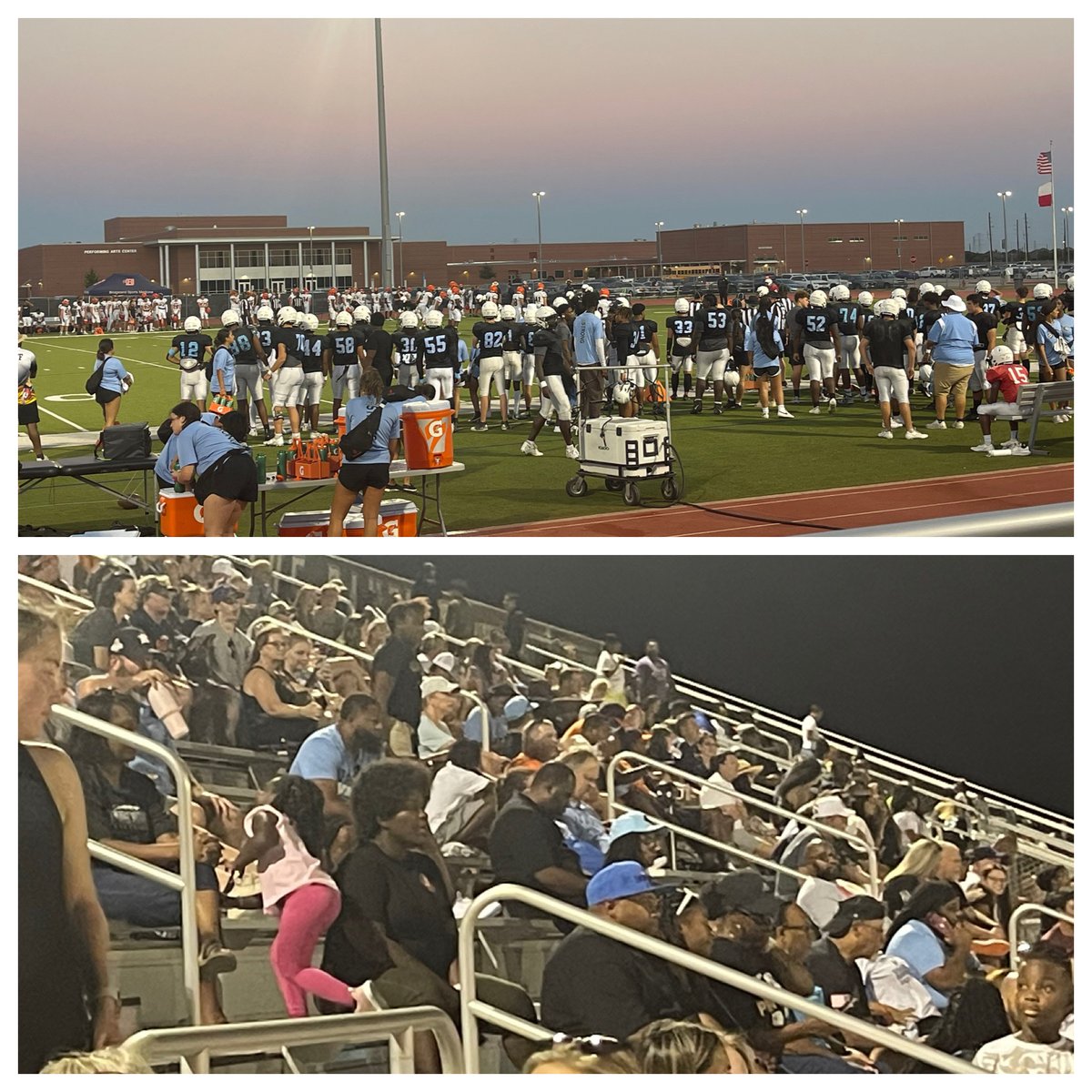 Only thing better than a scrimmage is seeing our community support our Panthers! #PantherProud