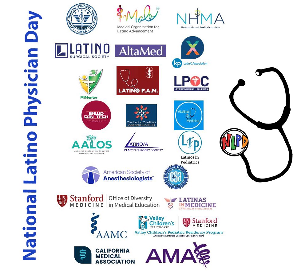 Proud of our partners for National Latino Physician Day on October 1st! We are expanding this year to even more!!!! Contact us if your organization would like to be supportive! #nationallatinophysicianday #nationallatinaphysicianday #nationallatinxphysicianday