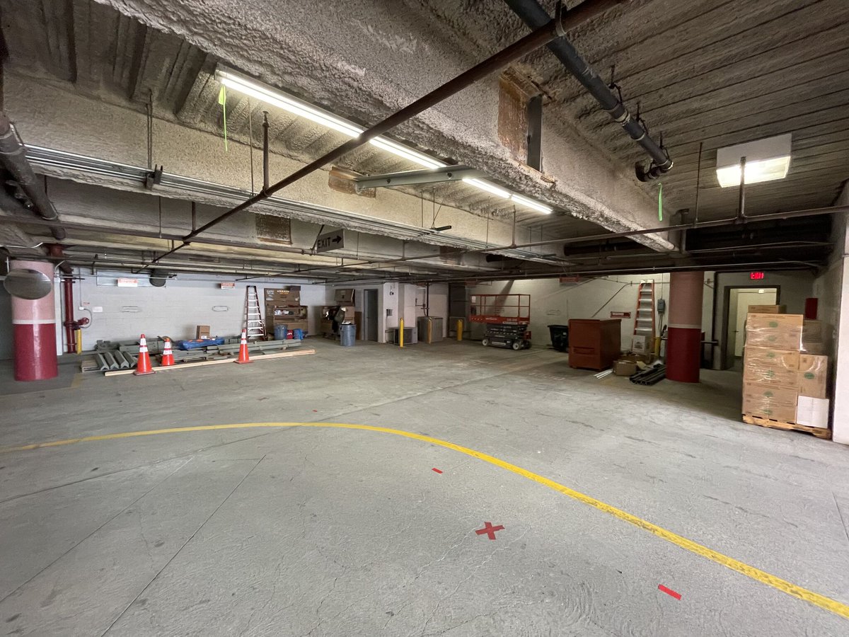WebcorBuilders's tweet photo. Great progress at 100 Corson in Pasadena! This courtyard reno will offer Operating Engineers Local 12 a modernized courtyard &amp; shade structures supported by structural retrofitting from below—all of which we're delivering while the facility's fully operable! #BuildWithWebcor https://t.co/dO3jc1SoHM