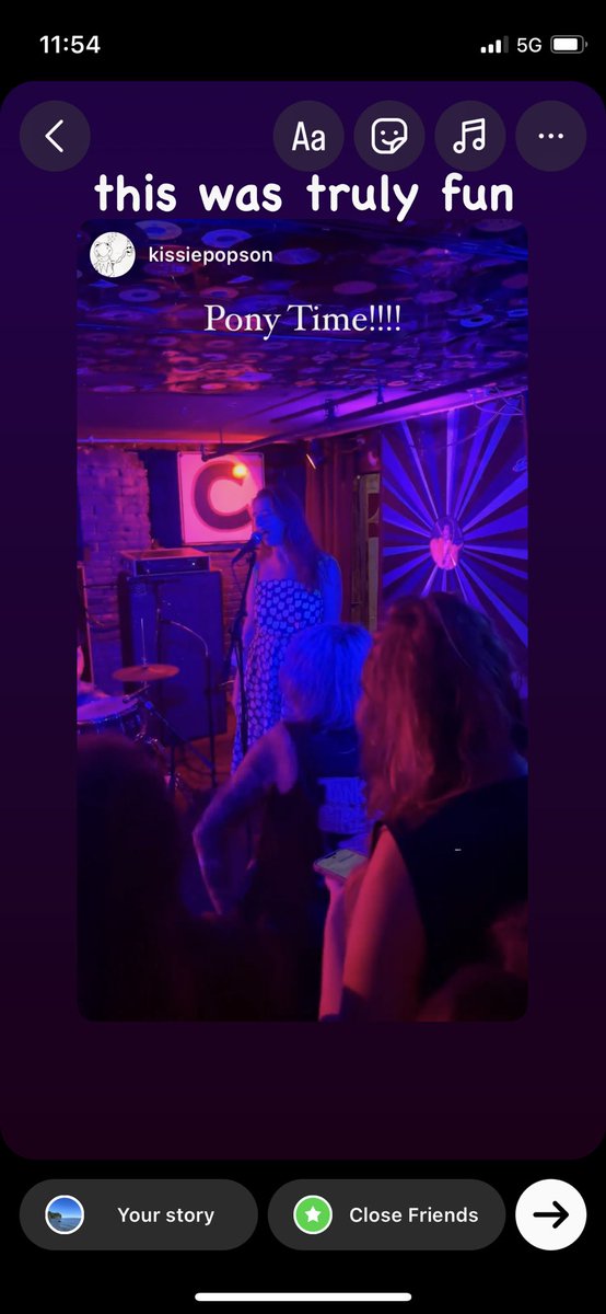 We didn’t get to play but I got to guest vox <a href="/ponytimetheband/">PONY TIME</a> and dance myself pure to them and @TheseWimps and it was rad.