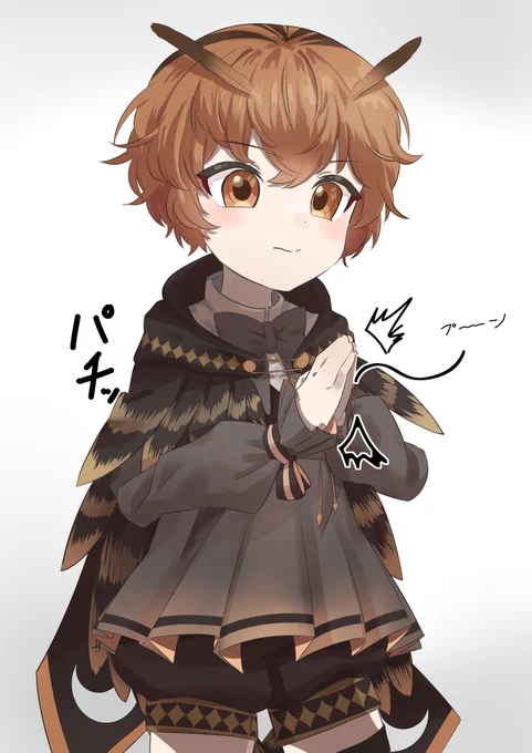 ハエを捕まえるクロウ君です#くろうぃんぐ 