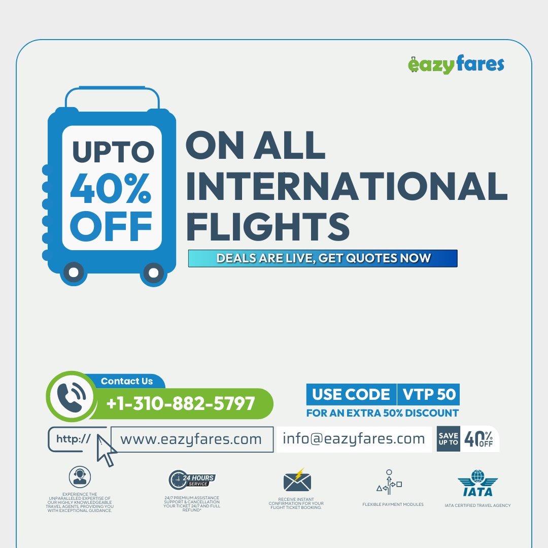 eazyfares's tweet image. Looking for a cheap flight to India? Eazyfares has got you covered with our exclusive offer of up to 40% off on flights from the United States to India. Book now to save big on your next trip!  #traveltips #travelhelp #savethispost #discounts #flights
